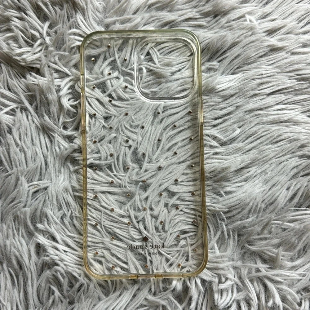 Kate spade pink glitter dot iphone 12 pro max case